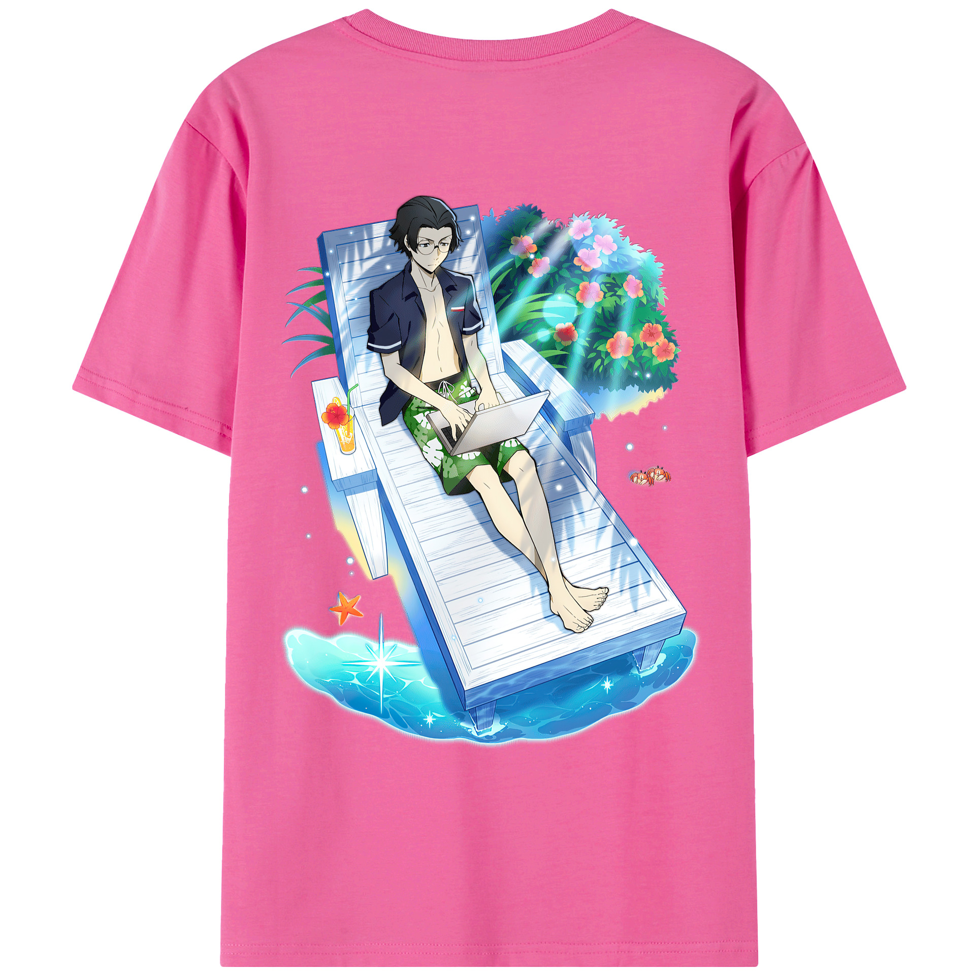 （画像用） 文豪ストレイドッグス Bungo Stray Dogs レディース半袖Tシャツ(バックプリント)
